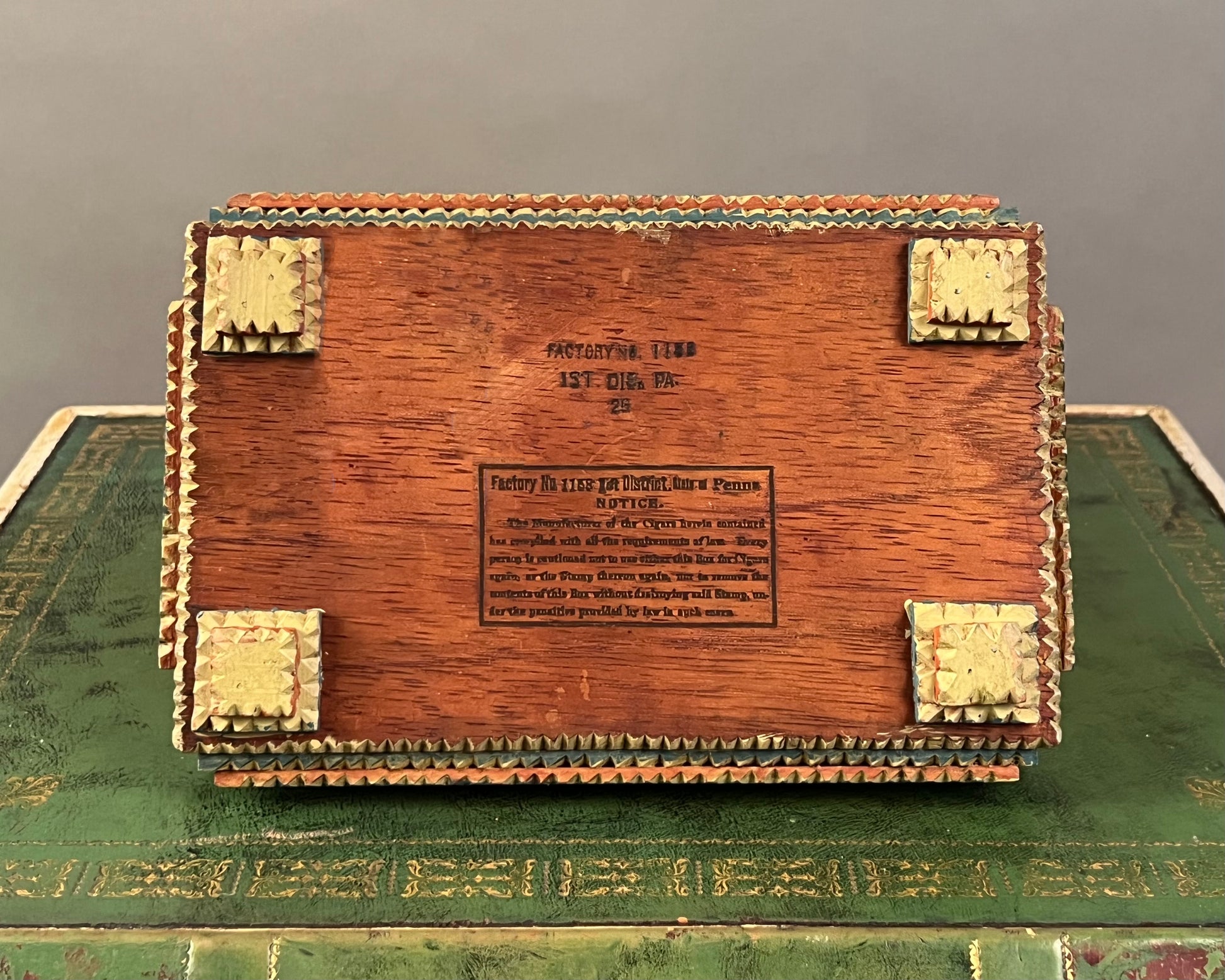 Vintage Tramp Art Box